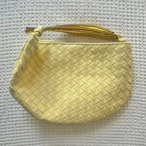 Bottega Veneta Sardine Bag Classic Intrecciato Lambskin ( Ice Cream / Camomile)